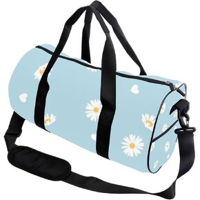 Yellow Stamen Packable Sports Bag For Men Women Oxford Tote Bags Adjustable Shoulder Strap, Convertible Carry Backpack Girly Duffle Bag For Weekender Carry On Gym Accessories Men in Kuwait