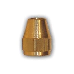 MID-America Fittings 21110X4 Hex Short Rod Nut, 1/4 in SAE 45 deg Flare, Brass (7 Pack) in Kuwait