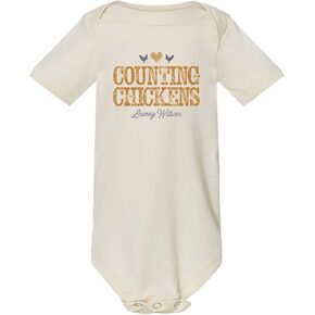 Lainey Wilson Baby Counting Chickens Bodysuit Onesie in Saudi Arabia