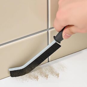 Hard-bristled Crevice Cleaning Brush Gap Cleaning Grout Brush for Kitchen Bathroom Bathtubs(Black,One Size) in Kuwait