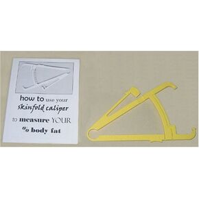 Yellow Budget Skinfold Caliper with Instructions Model C-111Y in Saudi Arabia