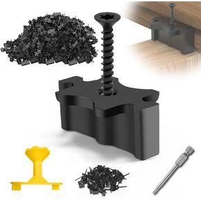 300 قطعة من أدوات التثبيت المخفية للتزيين المركب من ديكيت - مشابك نايلون عالمية (مسامير محملة مسبقًا)، 20 مشبكًا للمبتدئين، دليل القيادة واللقمة، تناسب الإطارات الخشبية (150 قدمًا مربعًا) in Kuwait