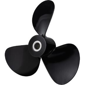 Saildrive Propeller 17 x 14 LH 17 Tooth Compatible with Volvo Penta Yanmar 110S, 120S, MS25S, 130S 150S Part No.21381279,3 Blades,Left Hand in Kuwait