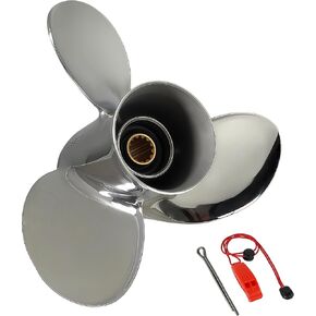 10 1/4X15-G,10 1/4X14-G,11X15-G for Yamaha 10 3/8x13,10 3/8x14,10 3/4x12,11 3/8x14, Stainless Outboard Propeller 25HP-60HP,13 Spline Tooth, RH in Kuwait