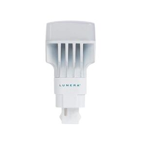 Lunera CFL LED G24d - تركيب رأسي، 3000 كلفن، بديل مدفوع بالصابورة 13 وات لـ 18/26 وات، مصابيح CFL ثنائية الدبوس in Kuwait