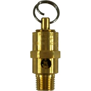 Kingston 1/8" NPT Brass Soft Seat Economy Pressure Relief Valve, Made In The USA. (125 PSI / 71 SCFM) in Kuwait