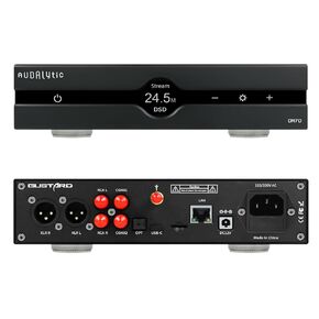 جوستارد اوداليتيك DR70 R2R DAC | الأصلي 1 بت DSD DSD512 PCM768 كيلو هرتز | USB، بصري، محوري x2، مدخل LAN | محول رقمي تناظري متوازن ومنفصل بالكامل | تدفق الصوت عبر شبكة الصوت المنزلية (أسود) in Kuwait