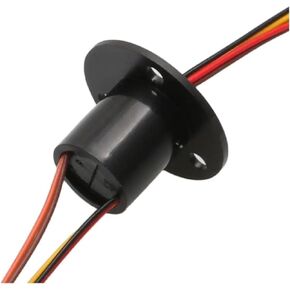 12.5mm 250rpm 6 Wire Circuit x2A Slip Ring Small Rotating Collector in Kuwait