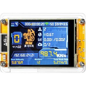 Bitcoins Miner Lucky Miner Upgrade 980kh/s 2.8 بوصة شاشة DIY Solo Miner Crypto Miner Home Use BTC in Kuwait