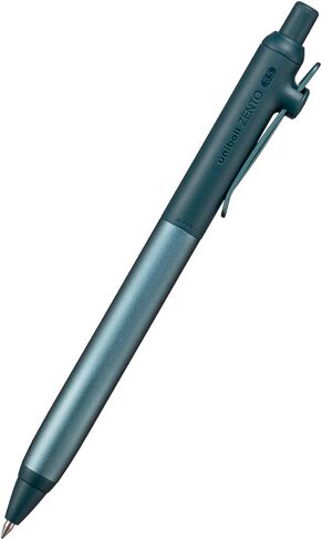 三菱鉛筆 Uniball Zento Flow Model Pen ، قبضة الألومنيوم المخلوطة ، حبر أسود قائم على الماء ، حبر أسود قائم على الماء ، مع انخفاض الاحتكاك ، اليشم ، UBNZF05.7 in Saudi Arabia