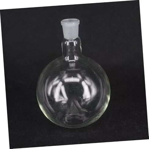 Zerodeko Single Neck Bottom Laboratory Flask Borosilicate Container for Distillation and Chemistry Experiments Lightweight Easy to Clean in Saudi Arabia