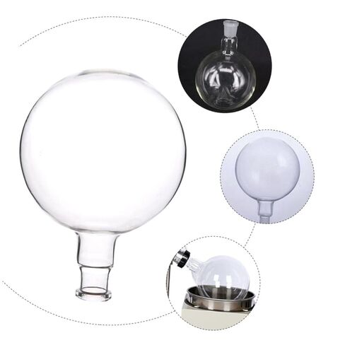 Zerodeko Single Neck Bottom Laboratory Flask Borosilicate Container for Distillation and Chemistry Experiments Lightweight Easy to Clean in Saudi Arabia