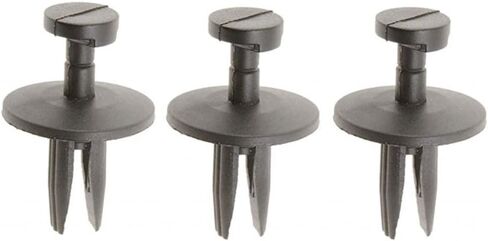 KarParts360 For Dodge Grand Caravan 2008-2020 Rivet | 3 Pieces | Push-In Type | Made Of Nylon | Black | 11/16 Inches Head Diameter | Replacement For 14019206, 16514113 in Saudi Arabia