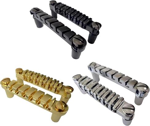 QINGFAN Change Guitar Bridge Tailpiece Electric Guitar Bridge Top Hanging String Individual Saddles for 52mm String Space in Saudi Arabia