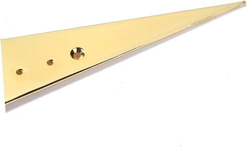 Toddmomy String V Style Guitar Bridge Tailpiece Gold Durable Construction Easy Installation Compatible with Flying V Guitar Parts Replacement for Guitarists in Saudi Arabia