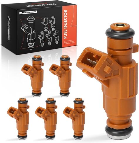 A-Premium 8 Pcs Fuel Injectors Compatible with Mercedes-Benz E430 2000-2002, E500 2003-2006, S430 2001-2006, S500 2000-2006, CLS500 2006, G500, SL500, R500, CL500, CLK430, CLK500, ML430, ML500, Gas in Kuwait