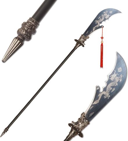 84.96 بوصة ربيع الخريف برودسيف فنون الدفاع عن النفس غوان يو التنين الأخضر الهلال القمر بليد ثمانية عشر مجموعة أسلحة غير مفتوحة in Kuwait