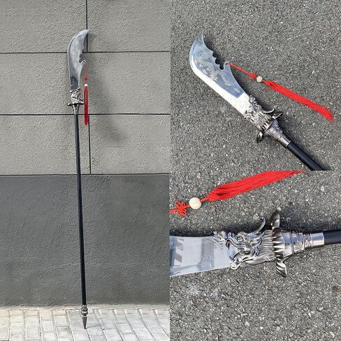 84.96 بوصة ربيع الخريف برودسيف فنون الدفاع عن النفس غوان يو التنين الأخضر الهلال القمر بليد ثمانية عشر مجموعة أسلحة غير مفتوحة in Kuwait