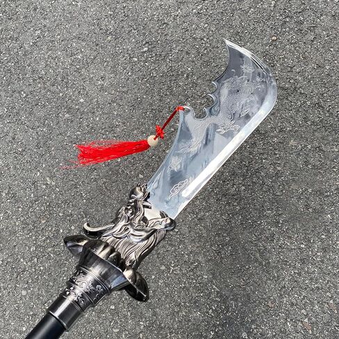 84.96 بوصة ربيع الخريف برودسيف فنون الدفاع عن النفس غوان يو التنين الأخضر الهلال القمر بليد ثمانية عشر مجموعة أسلحة غير مفتوحة in Kuwait