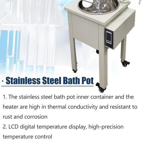 TECHTONGDA 10L Jacketed Reactor 110V Single Layer Glass Reactor Rotating Speed 60-600RPM, Lab Chemical Reaction Vessel with Heating and Digital Display for Reaction Distillation in Kuwait