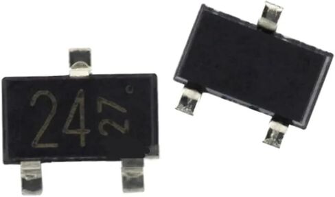 DTC114EKA SMD ترانزستور SOT-23 0.1A 50V كود: 24 20 قطعة in Kuwait