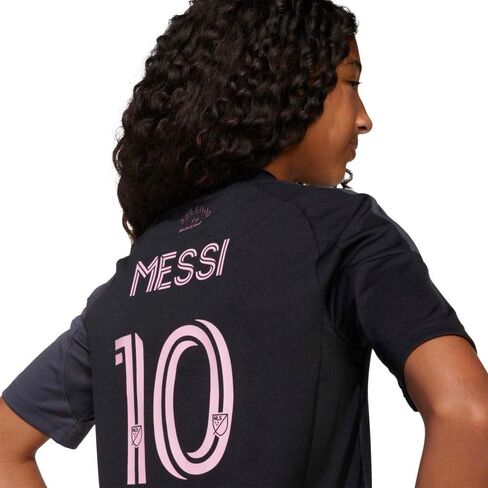 جيرسي adidas Inter Miami 25/26 Messi Youth Away - قميص كرة قدم مستدام مع نسيج AEROREADY الماص للرطوبة in Kuwait