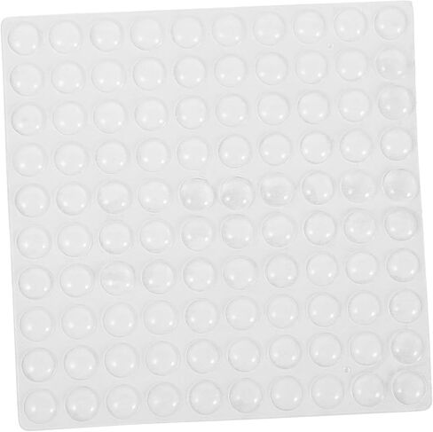 Vaguelly 100Pcs Self Adhesive Bumpers for Cabinets and Durable Silicone Doorknob Wall Protectors Sound Dampening Furniture Pads for Home Decor and Wall Protection in Saudi Arabia