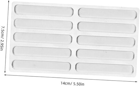 20pcs Silicone Bumper Strips for Cabinets and Glass Tabletops Anti-Slip Pads for Baby Safety Adhesive Door Protectors for Furniture in Saudi Arabia