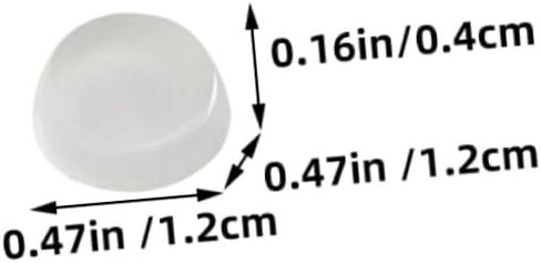 GARVALON 4pcs Cabinet Door Bumpers Self Adhesive Pads for Noise Reduction Shock Absorption for Cabinets Drawers Easy to Install Remove in Kuwait