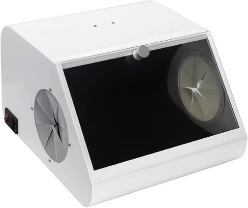 Low Noise Dental Sandblasting Machine with Dust Collector, Tempered Glass Baffle, Efficient Dust Removal, and Clear Visibility for Laboratories in Saudi Arabia