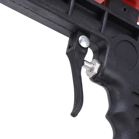 Pneumatic Sandblasting Gun with Adjustable Flow, Handheld Sand Machine for Auto Car Repair Tool, Nylon Carbon Steel Red in Saudi Arabia