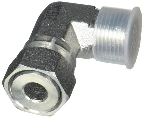 A&F 08 Inch Carbon Steel 90 Degree Elbow Hydraulic Adapter - 08 Male Face Seal X 08 Female Face Seal in Saudi Arabia