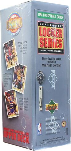 NBA 1991-92 Upper Deck Basketball Sealed Michael Jordan Locker Box | 7 Packs in Saudi Arabia