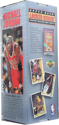 NBA 1991-92 Upper Deck Basketball Sealed Michael Jordan Locker Box | 7 Packs in Saudi Arabia