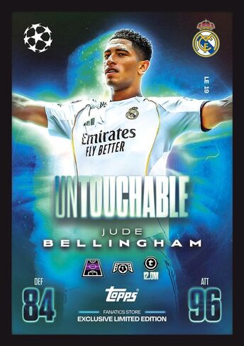 Topps UCC Match Attax Extra 2026 - Mega Tin - Blitzballers - تحتوي على 48 بطاقة، بما في ذلك 3 بطاقات Blitzballers LE. in Saudi Arabia
