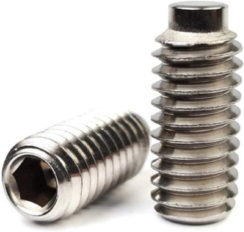 #10-32 Socket Set Screws Half Dog Point 18-8 Stainless Steel #10-32 x 1/4" Qty 25 in Kuwait