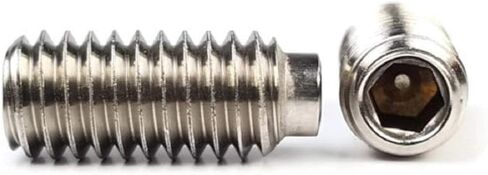 #10-32 Socket Set Screws Half Dog Point 18-8 Stainless Steel #10-32 x 1/4" Qty 25 in Kuwait