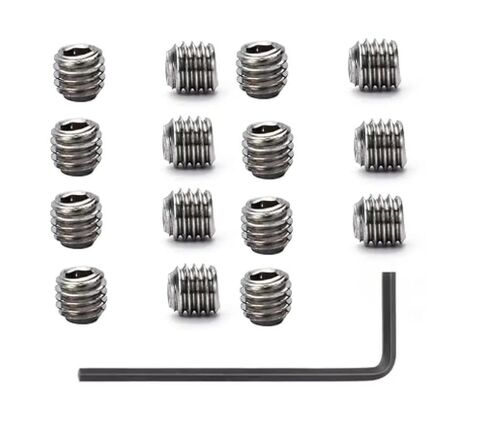 M3x4, M3x4mm, M3 x 4mm, M3 x 4, M3x4 Screw, M3x4 Set Screw, M3x4 Hex Screw, M3x4 Socket Screw, M3x4 Socket Set Screw, M3x4 Hex Socket, M3x4 Hex Socket Screw, (15 Screws and one hex Wrench) in Saudi Arabia