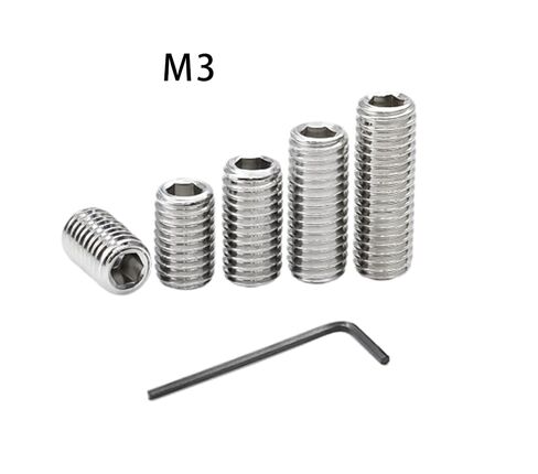 M3x4, M3x4mm, M3 x 4mm, M3 x 4, M3x4 Screw, M3x4 Set Screw, M3x4 Hex Screw, M3x4 Socket Screw, M3x4 Socket Set Screw, M3x4 Hex Socket, M3x4 Hex Socket Screw, (15 Screws and one hex Wrench) in Saudi Arabia