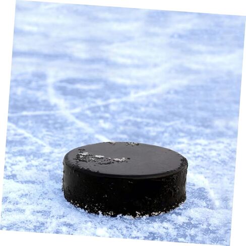 POPETPOP 2 قطعة هوكي الجليد الداخلي مادة البولي يوريثان المتينة للتدريب على الأسطح الملساء، تصميم مضغوط خفيف الوزن لسهولة الحمل لجميع الأعمار in Kuwait