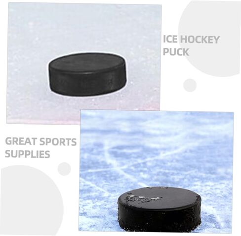 POPETPOP 2 قطعة هوكي الجليد الداخلي مادة البولي يوريثان المتينة للتدريب على الأسطح الملساء، تصميم مضغوط خفيف الوزن لسهولة الحمل لجميع الأعمار in Kuwait