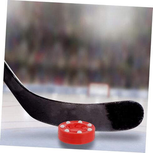 BESPORTBLE قطعتان من كرات الهوكي الدوارة للاستخدام الداخلي والخارجي، كرات تدريب منخفضة الارتداد لممارسة هوكي الشوارع، مادة مطاطية قوية لأداء مثالي in Kuwait