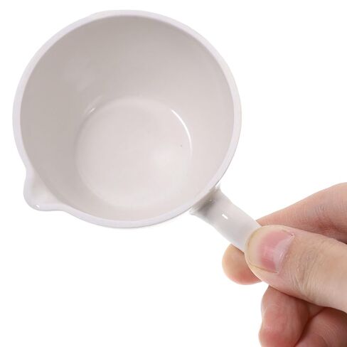 2 قطعة طبق تبخير مستدير من البورسلين بمقبض 70 مللي حوض التبخر المختبري لوازم تبخير العلوم للاستخدام المدرسي والصناعي in Kuwait