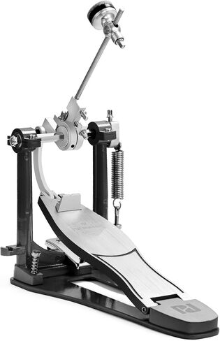 Direct Drive Single Bass Drum Pedal, Smooth & Responsive Single Kick Pedal with Adjustable Footboard, Stable Metal Frame, for Acoustic & Electronic Drums (Red/Blue/Black) (Black) in Saudi Arabia
