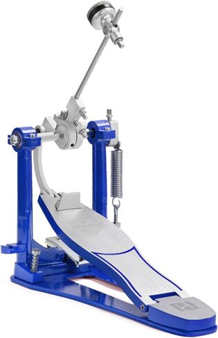 Direct Drive Single Bass Drum Pedal, Smooth & Responsive Single Kick Pedal with Adjustable Footboard, Stable Metal Frame, for Acoustic & Electronic Drums (Red/Blue/Black) (Black) in Saudi Arabia