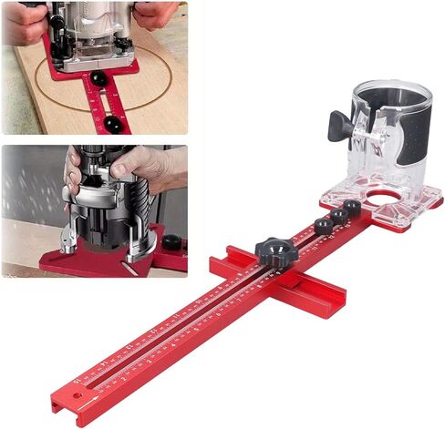 Kikumi Router Milling Groove 4 في 1 خزانة الأجهزة دائرة قطع أداة قطع الخشب 445 مم L in Kuwait