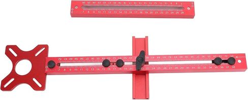 Alomejor Router Milling Groove Bracket، أداة من سبائك الألومنيوم لقطع دائري دقيق، مثالية لمشاريع الأعمال الخشبية وتركيب أجهزة الخزانة in Saudi Arabia