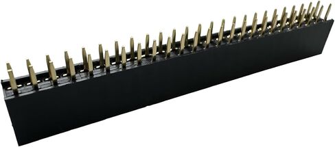 20 Pcs 40 Pin 2.54mm Pitch Female Header Straight Double-Row Pin Header Connector for PCB and Breadboard Projects in Kuwait