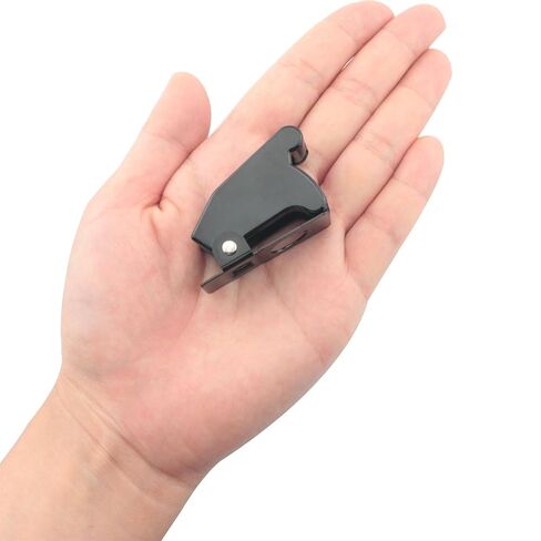 2pcs Black 47mm*28mm Plastic Toggle Safety Lever Switch Cover Protective Cover for Mechanical Equipment and Marine Instruments in Saudi Arabia