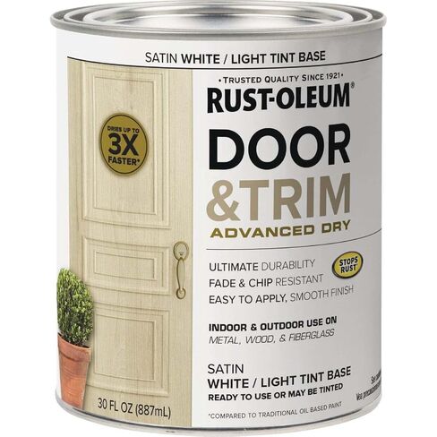 Rustoleum Stops Rust 369389 Door & Trim Paint White/Light Base in Saudi Arabia